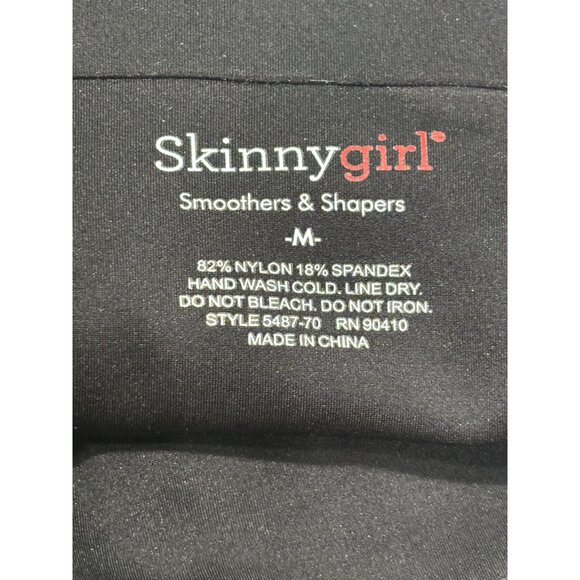 Skinnygirl Black High-Waisted Smoothers & Shapers With Hook Front Closure - M - Picture 4 of 7
